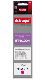Activejet AB-D100M Bl�kpatron til Brother-printer, erstatning for Brother BT-D100M; Supreme; 50 ml; lilla #1