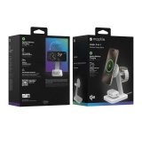 mophie Snap+ 3-in-1 Wireless Charge Stand Headset, Smartphone, SmartWatch Hvid USB Tr�dl�s opladning Hurtig opladning Indend�rs #4