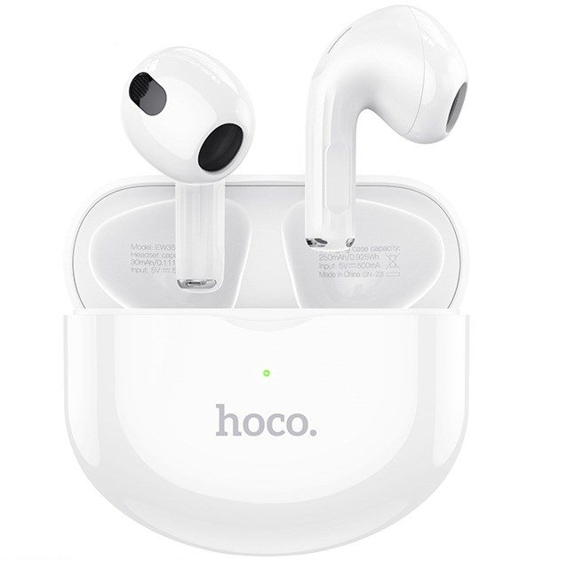 Hoco EW35 Sonido Trdlst headset i rerne Opkald/musik Bluetooth Hvid #2