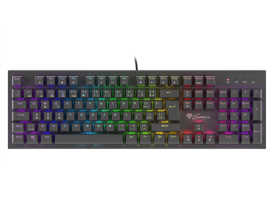 GENESIS THOR 300 tastatur Spil USB QWERTY Portugisisk Sort #3