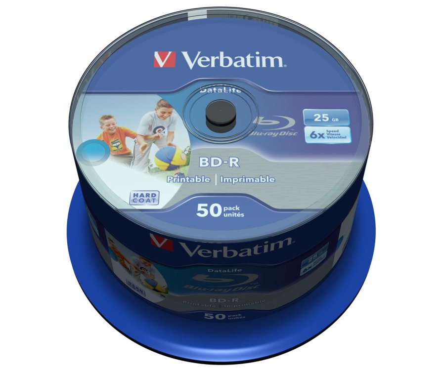 Verbatim 43812 blank Blu-ray disk BD-R 25 GB 50 stk #3