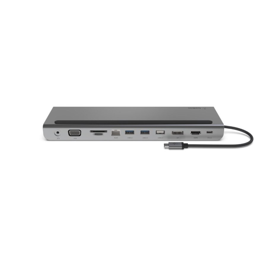 Belkin INC004BTSGY dockingstation Ledningsfrt USB 3.2 Gen 1 (3.1 Gen 1) Type-C Sort, Gr #4