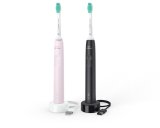 Philips 3100 series HX3675/15 2x Sonisk eltandbrste - Sort/Rose #1