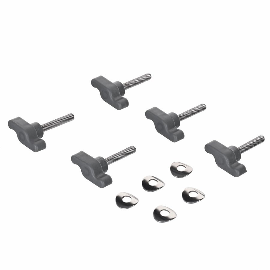 Rund brusetaburet i aluminium #5