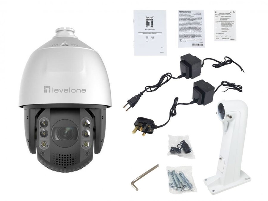 LevelOne FCS-4072 overv�gningskamera Kuppel IP-sikkerhedskamera Indend�rs & udend�rs 2560 x 1440 pixel V�g #2