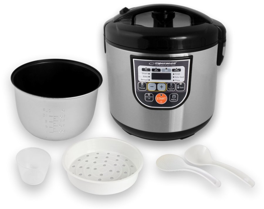 Esperanza EKG011 multi cooker 5 L 860 W Sort, Rustfrit stl #12