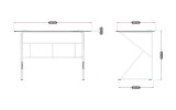 Gaming-skrivebord - Huzaro Hero 1.6 White #6