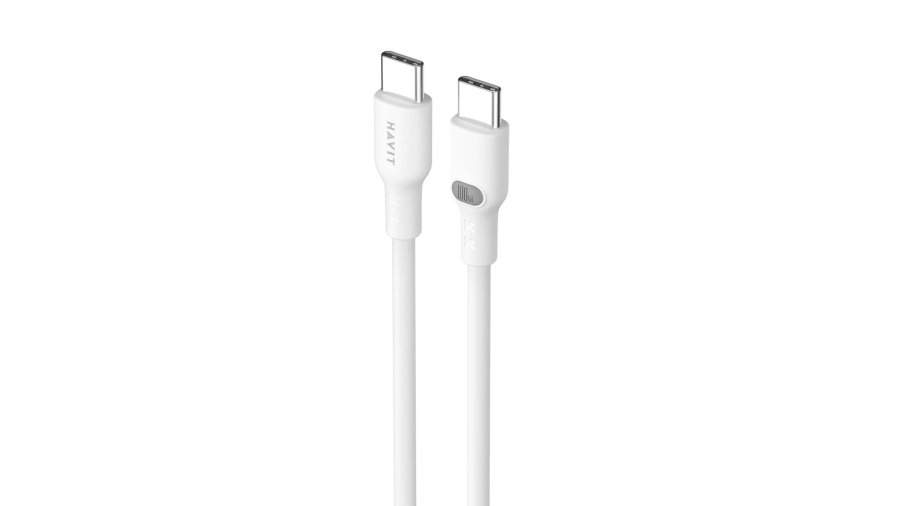 Havit CB6280 - USB Type C til USB Type C-kabel, 1 m (hvid) #2