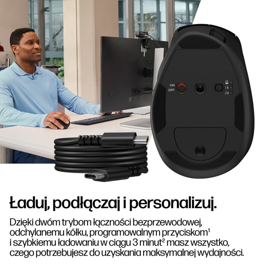HP Tilt Ergonomic Mouse 720M #2