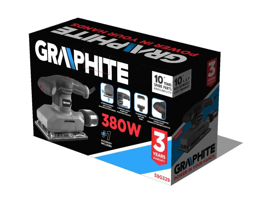 Graphite 59G329 bonemaskine og slibemaskine #1