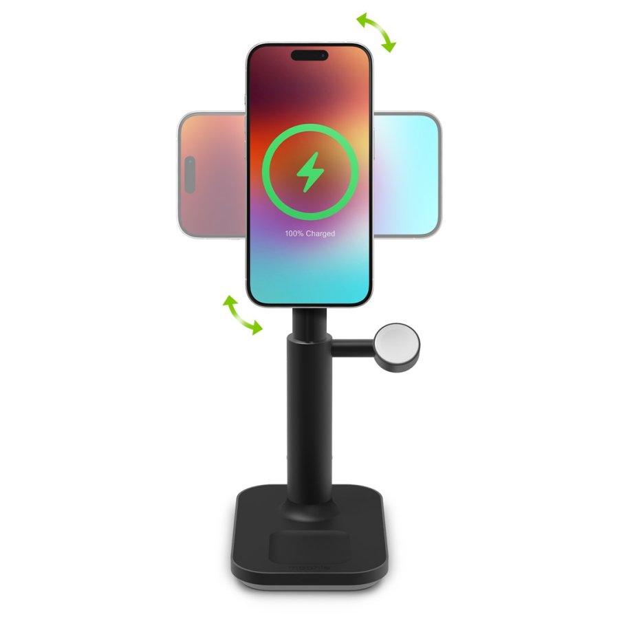 mophie 401311461 oplader til mobil enhed Smartphone, SmartWatch, Hovedtelefoner, Headset Sort USB Tr�dl�s opladning Hurtig opladning Indend�rs #5