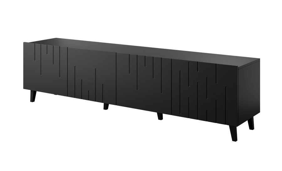 RTV-skab BARI 200x42x52 mat sort #1
