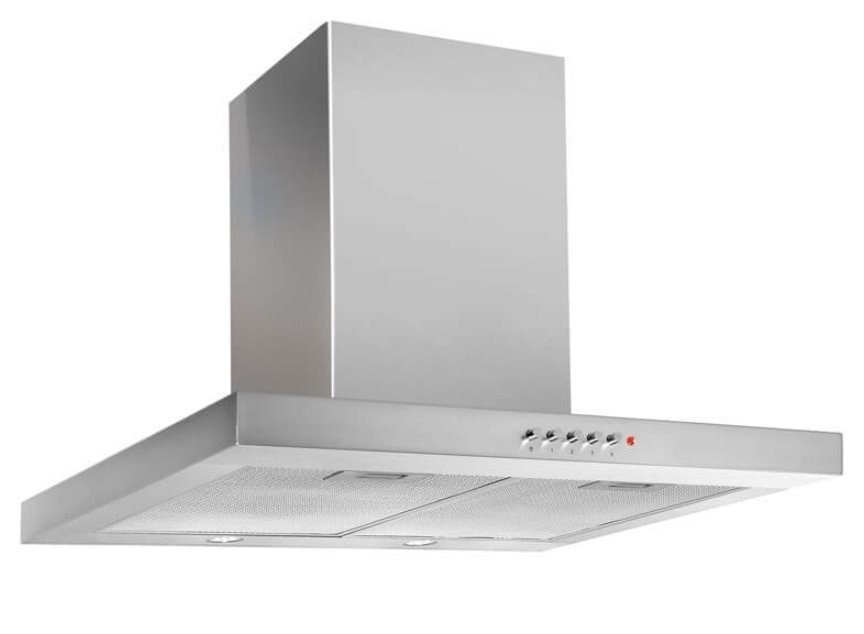 Skorstenshtte Akpo WK-4 Feniks Slim 90 INOX ECO Vgmonteret rustfrit stl #1