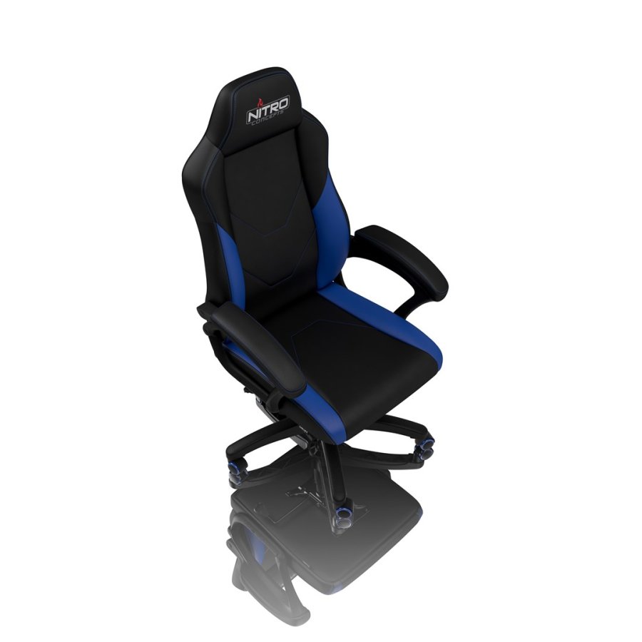 Nitro Concepts C100 PC gamingstol Polstret sde Sort, Bl #14