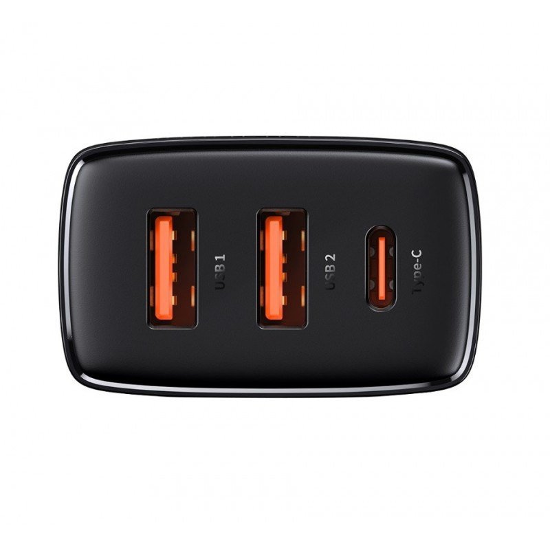 Baseus CCXJ-E01 oplader til mobil enhed Smartphone, SmartWatch, Tablet Sort Vekselstrm Hurtig opladning Indendrs #2