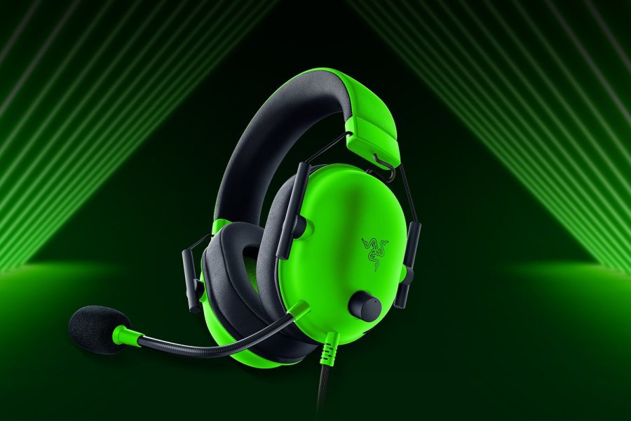Razer BlackShark V2 X Headset Ledningsf�rt Spil Gr�n, Sort #7