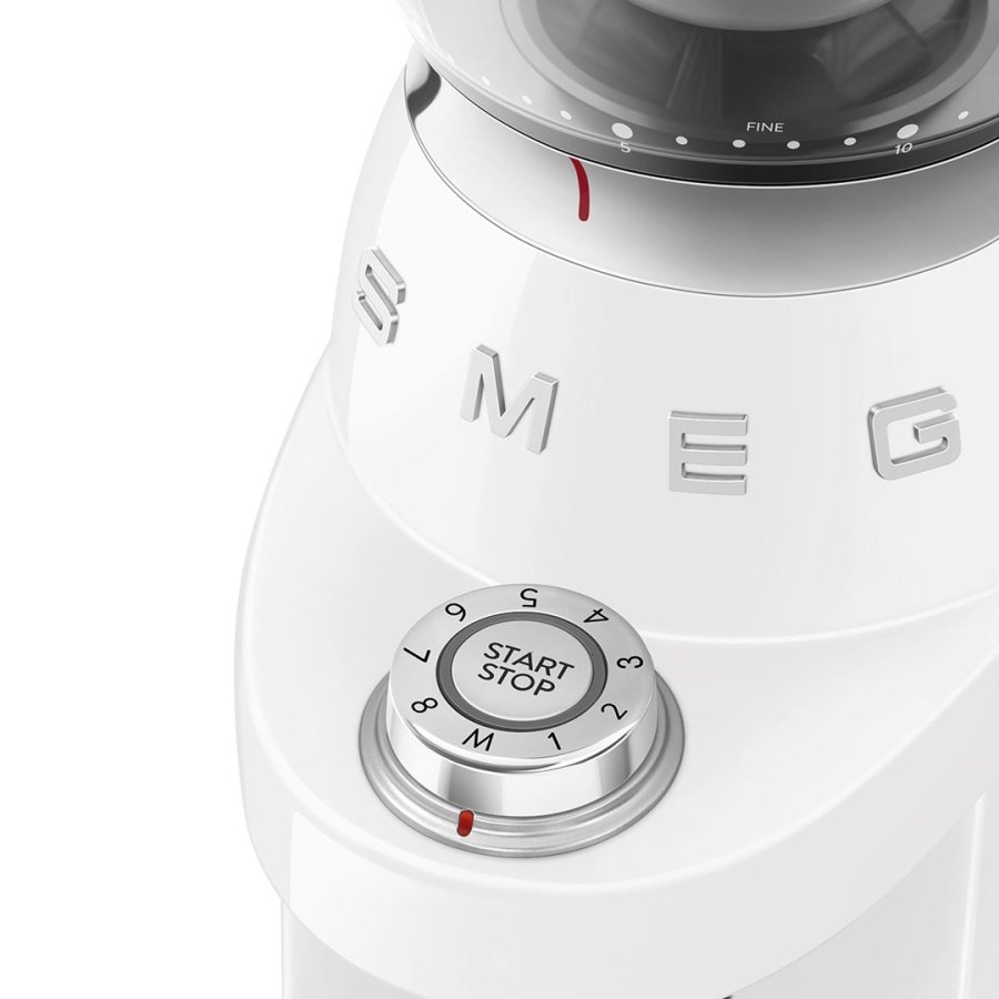 Smeg 50's Style Kaffekv�rn CGF03WHEU Hvid #8