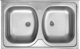Vask DEANTE Tango ZM5_320N 2-kammer, stl 80x50 cm #1