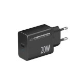 Esperanza EZC104K netoplader 20W sort #1