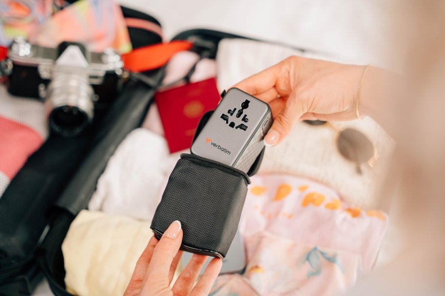 Verbatim 30190 oplader til mobil enhed Universel Sort Vekselstrm Hurtig opladning Indendrs #6