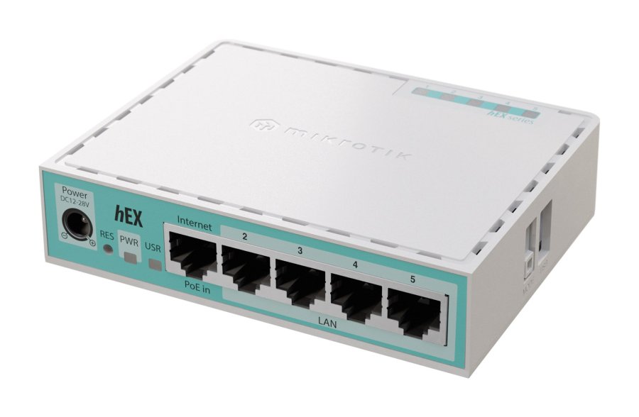 Mikrotik hEX kabelforbundet router Gigabit Ethernet Hvid #1