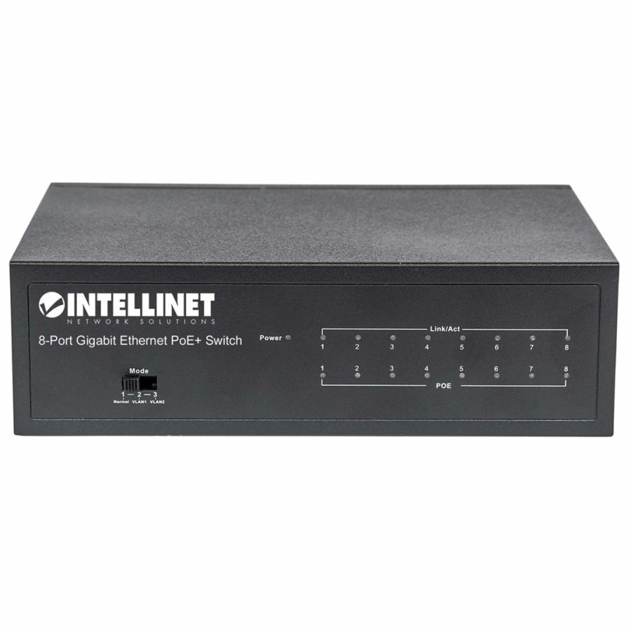 Intellinet 561204 netvrksswitch Administreret Gigabit Ethernet (10/100/1000) Strm over Ethernet (PoE) Sort #4