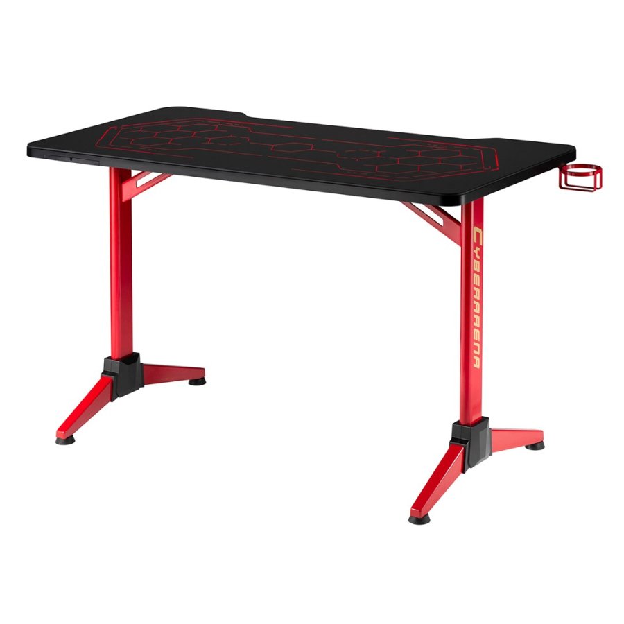 RGB Led NanoRS gaming desk, sort, stor, 100 kg max, hjde 760 mm, RS163 #3