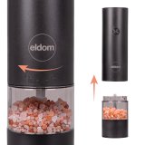 ELDOM ZMP5 BATTERIDREVET PEBER- OG SALTKV�RNES�T MED STATIV, SORT #2