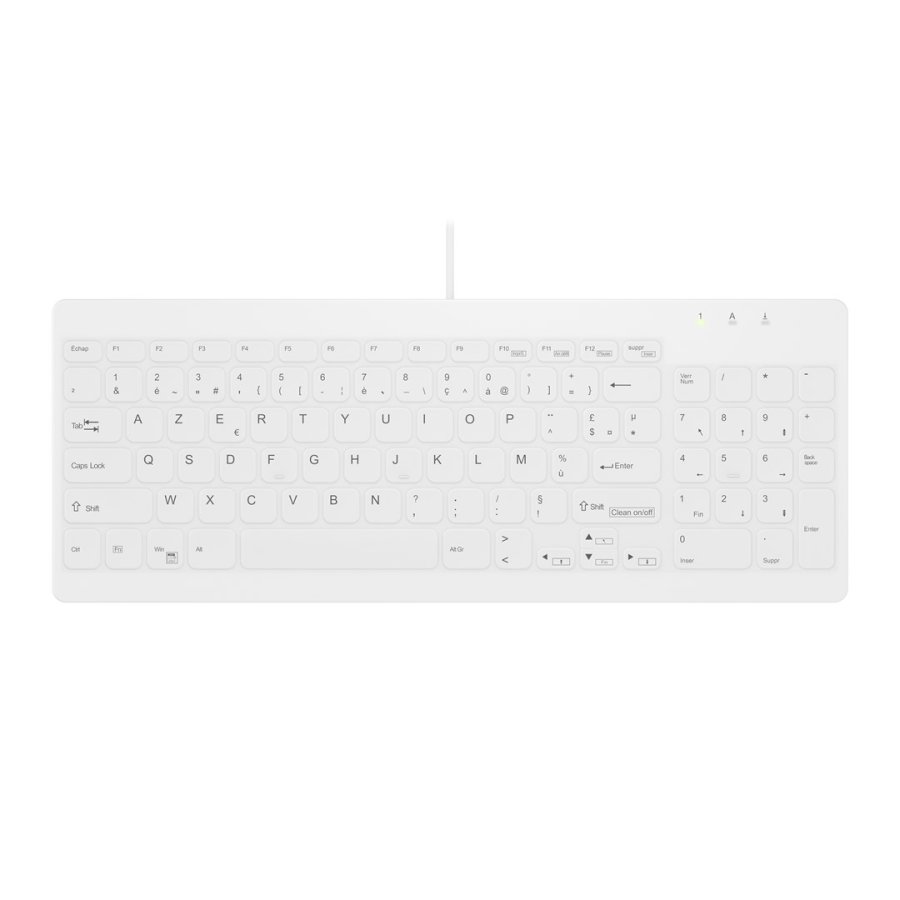 Contour Design Active Key AK-C7012 tastatur Medicinsk USB Fransk Hvid #1