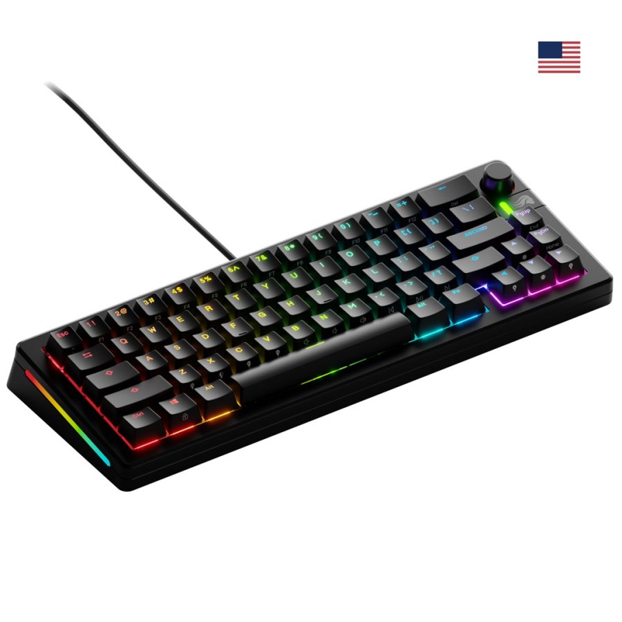 Glorious Gaming GMMK 3 65% Prebuilt tastatur Spil USB QWERTY US engelsk Sort #1