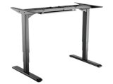 Equip 650805 stel til skrivebord Elektrisk 2 ben Sort #1