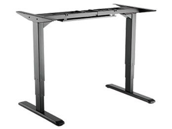Equip 650805 stel til skrivebord Elektrisk 2 ben Sort #1