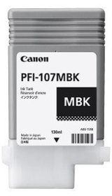 Canon PFI-107MBK blkpatron 1 stk Original Mat sort #1