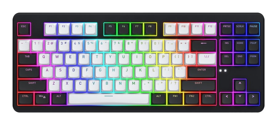 HATOR Rockfall 3 TKL Wireless tastatur Spil USB + RF Wireless + Bluetooth QWERTY US International Sort #1