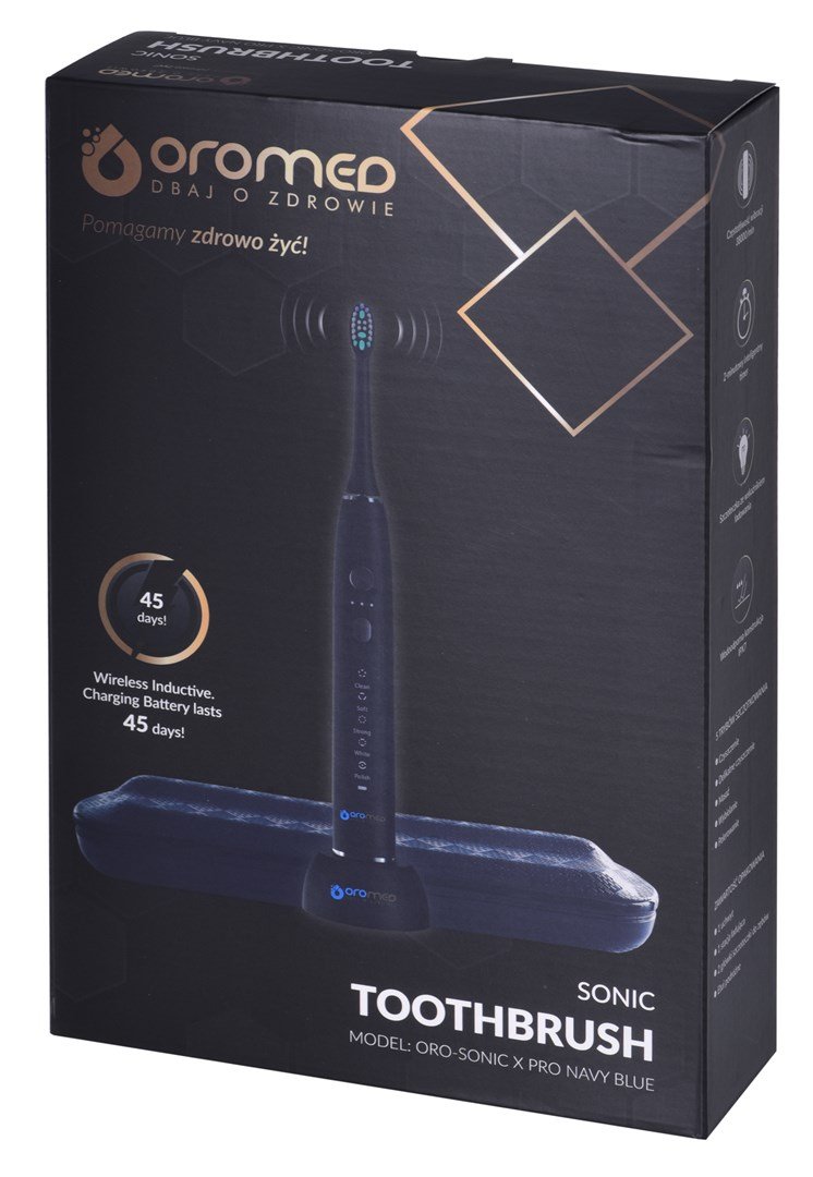 ORO-SONIC X PRO NAVY BLUE sonisk tandb�rste #6