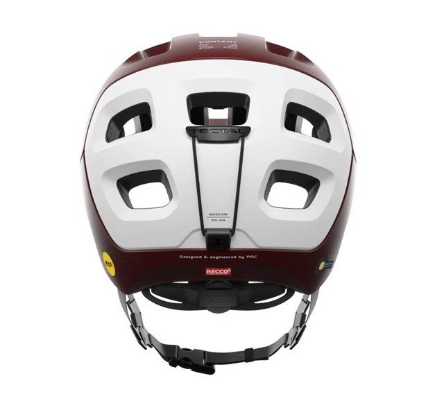 POC TECTAL RACE MIPS Justerbar cykelhjelm strrelse M 55-58 cm Bordeaux, hvid #4