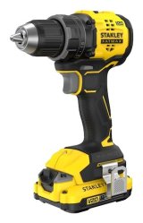 Stanley SFMCD714D2T-QW elektrisk skruetr�kker & slagbor 1900 rpm Sort, Gul #2