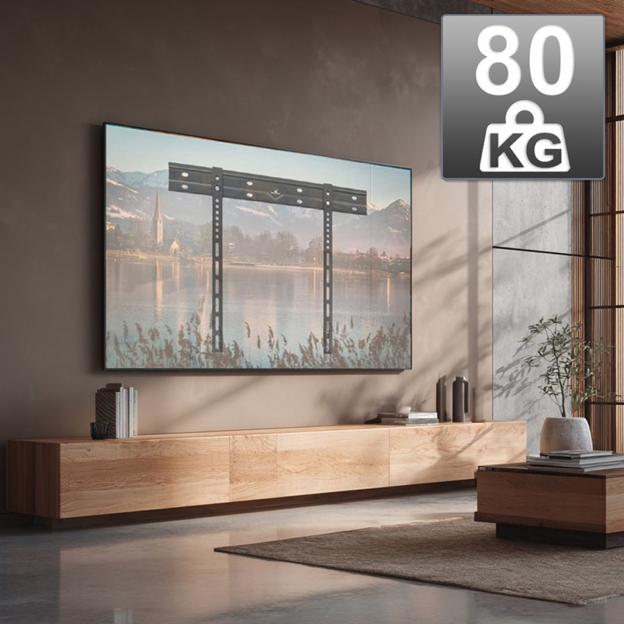 MACLEAN ULTRA FLAT WALL MOUNT FOR TV 40-85