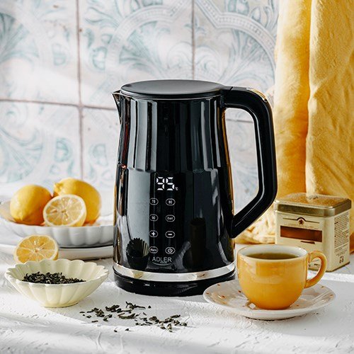 Adler AD 1350 1,7L temperaturkontrolleret LED elkedel Sort #9