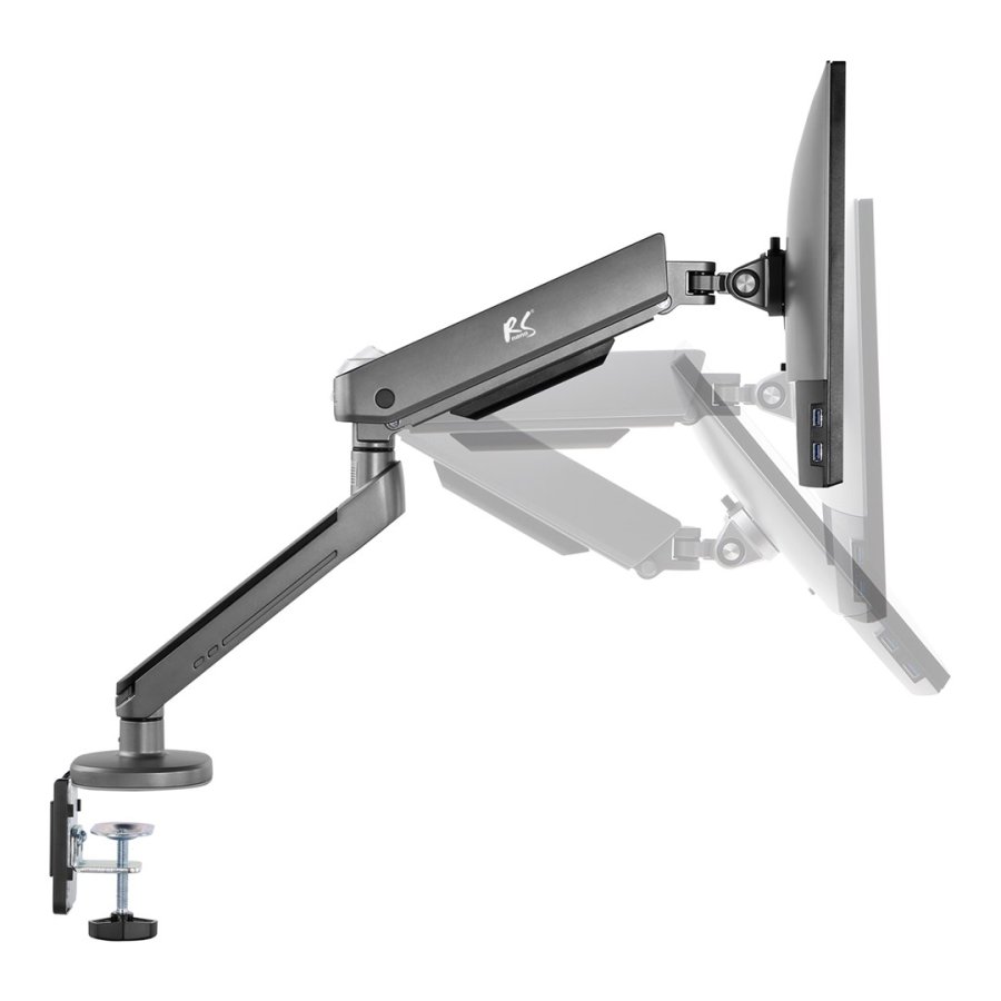 NanoRS gaming monitor mount, RGB LED-baggrundsbelysning, 17-32, maks. 9 kg, VESA 75x75 / 100x100, RS165 #5