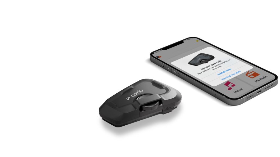 Cardo Spirit HD Duo motorcykel samtaleanlg 2 kanaler 600 m Sort #4