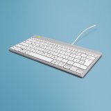 R-Go Tools Ergonomisch toetsenbord R-Go Compact Break, compact toetsenbord met pauzesoftware, QWERTZ (DE), bedraad, wit #1