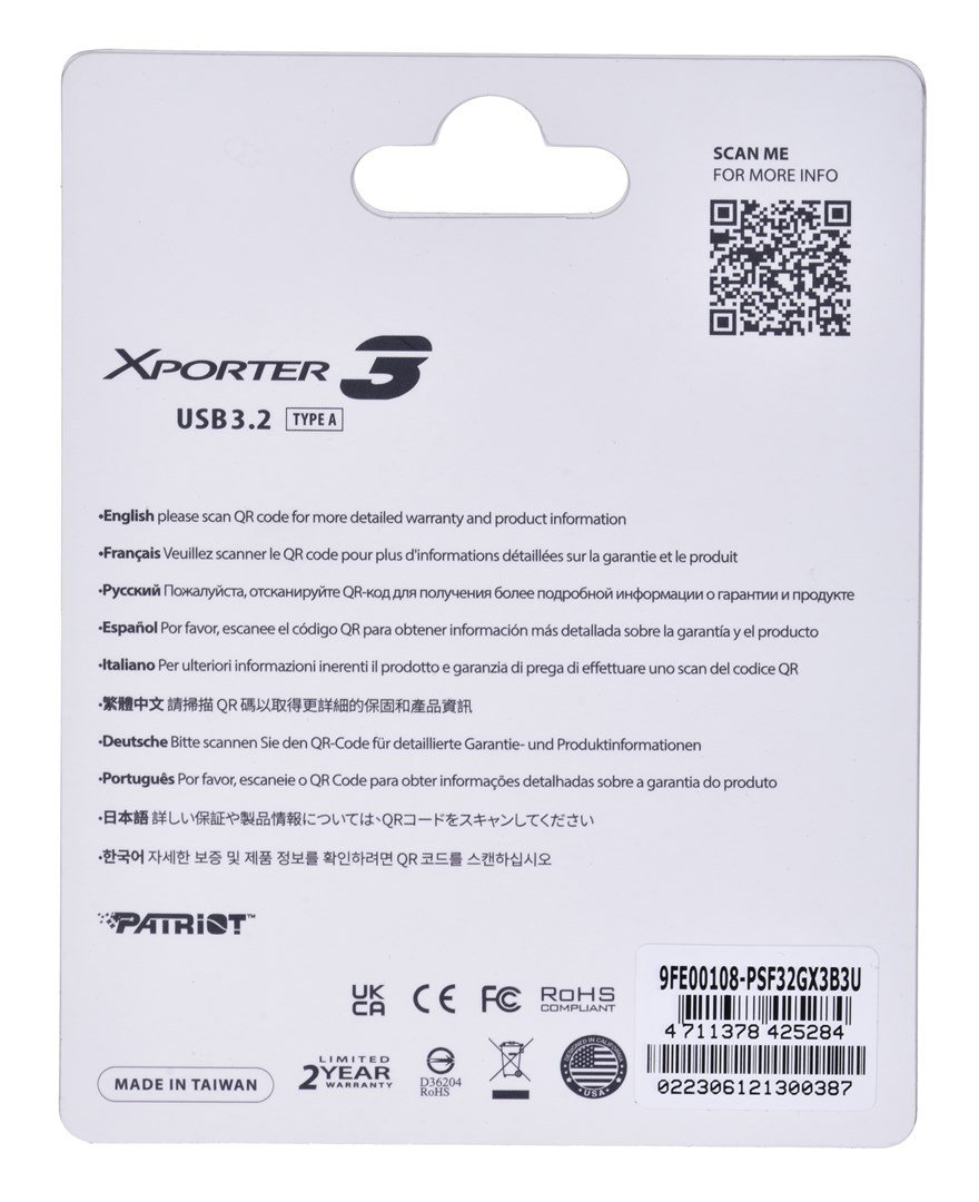 PARTIOT FLASHDRIVE Xporter 3 32GB Type A USB 3.2 #8