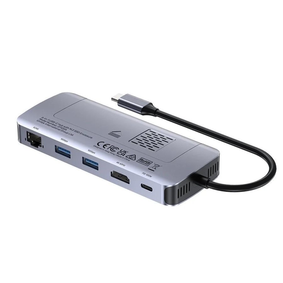 UNITEK ACTIVE HUB USB-C 10GBPS,M.2,HDMI, PD 100W #2