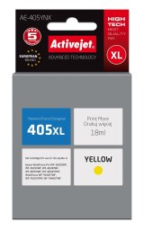 Activejet AE-405YNX Ink (erstatning Epson 405XL C13T05H44010; Supreme; 18 ml; gul) #1