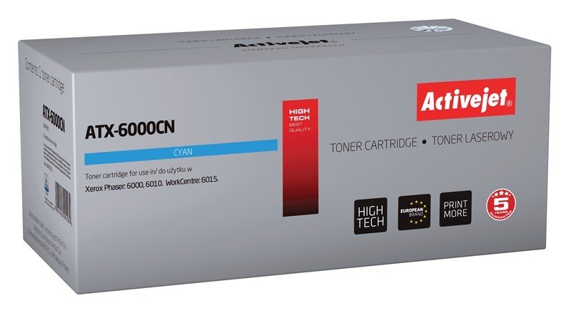 Activejet ATX-6000CN tonerkassette (erstatter Xerox 106R01631; Supreme; 1000 sider; bl) #1