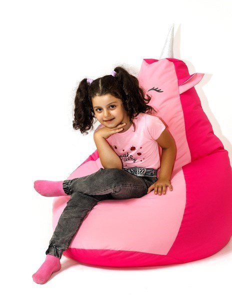 Puf GO GIFT Pink Lyserd Oxford 105 x 80 cm #2