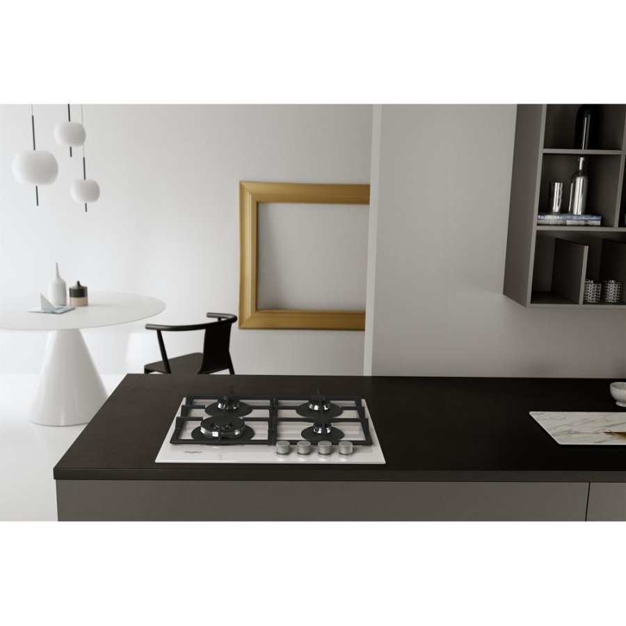 Whirlpool AKTL629/WH Hvid Indbygget 59 cm Gaskomfur 4 zone(s) #5