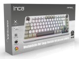Inca IKG-455 tastatur Spil USB + RF Wireless + Bluetooth QWERTY Tysk Hvid #4