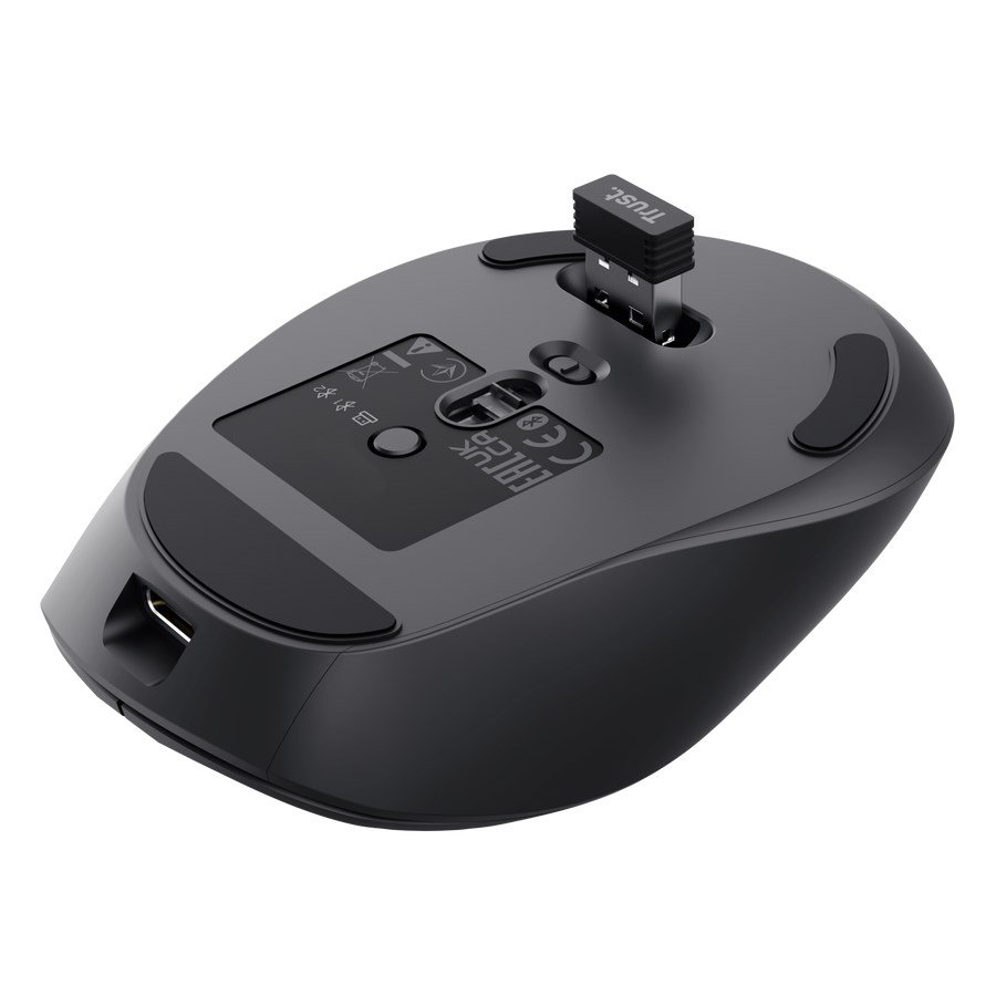 Trust Zevo mus Universel H�jre h�nd RF tr�dl�s + Bluetooth Optisk 4000 dpi #7